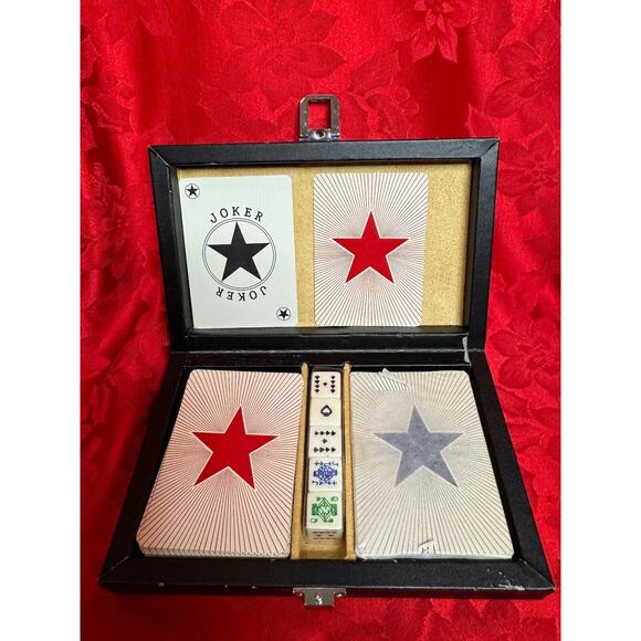 1984 "The Marlboro Texan" #45 Poker Playing Cards w/Poker Dice & Case BIKERCORE - Picture 2 of 7